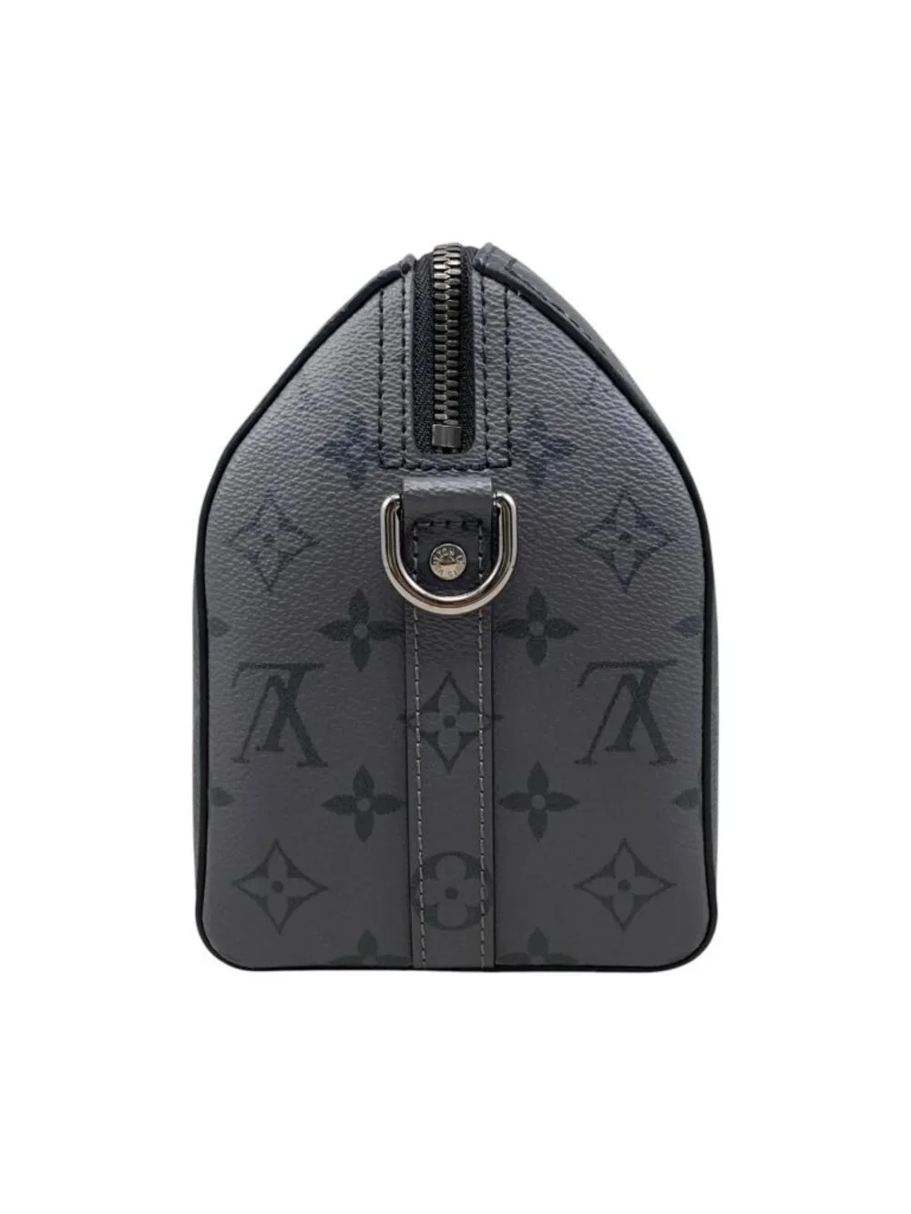 Louis Vuitton City Keepall Shoulder Bag Monogram Eclipse Black Gray